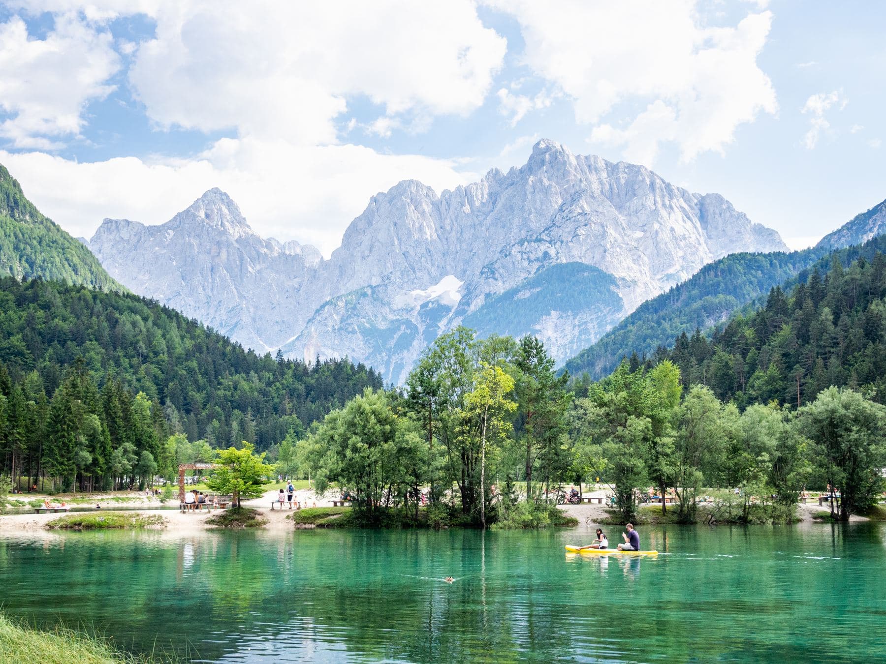 Lake Jasna in Kranjska Gora