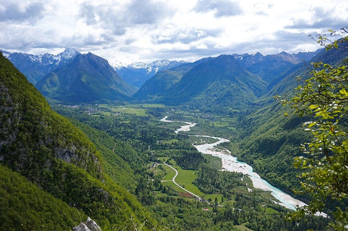 The emerald Soca river near Bovec